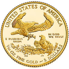 1/10 oz American Eagle 5 USD The United States Mint