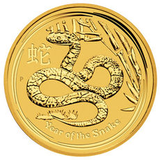 1/20 oz 2013 Australian Lunar Year of the Snake 