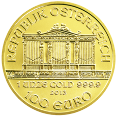 1 oz Au Wiener Philharmoniker 100 EUR