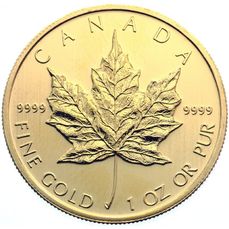 1 oz Maple Leaf 50 CAD